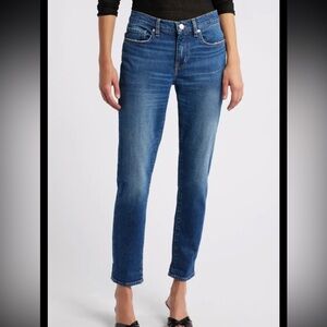 Frame Le Garçon Women's Straight Leg Jeans in Blue